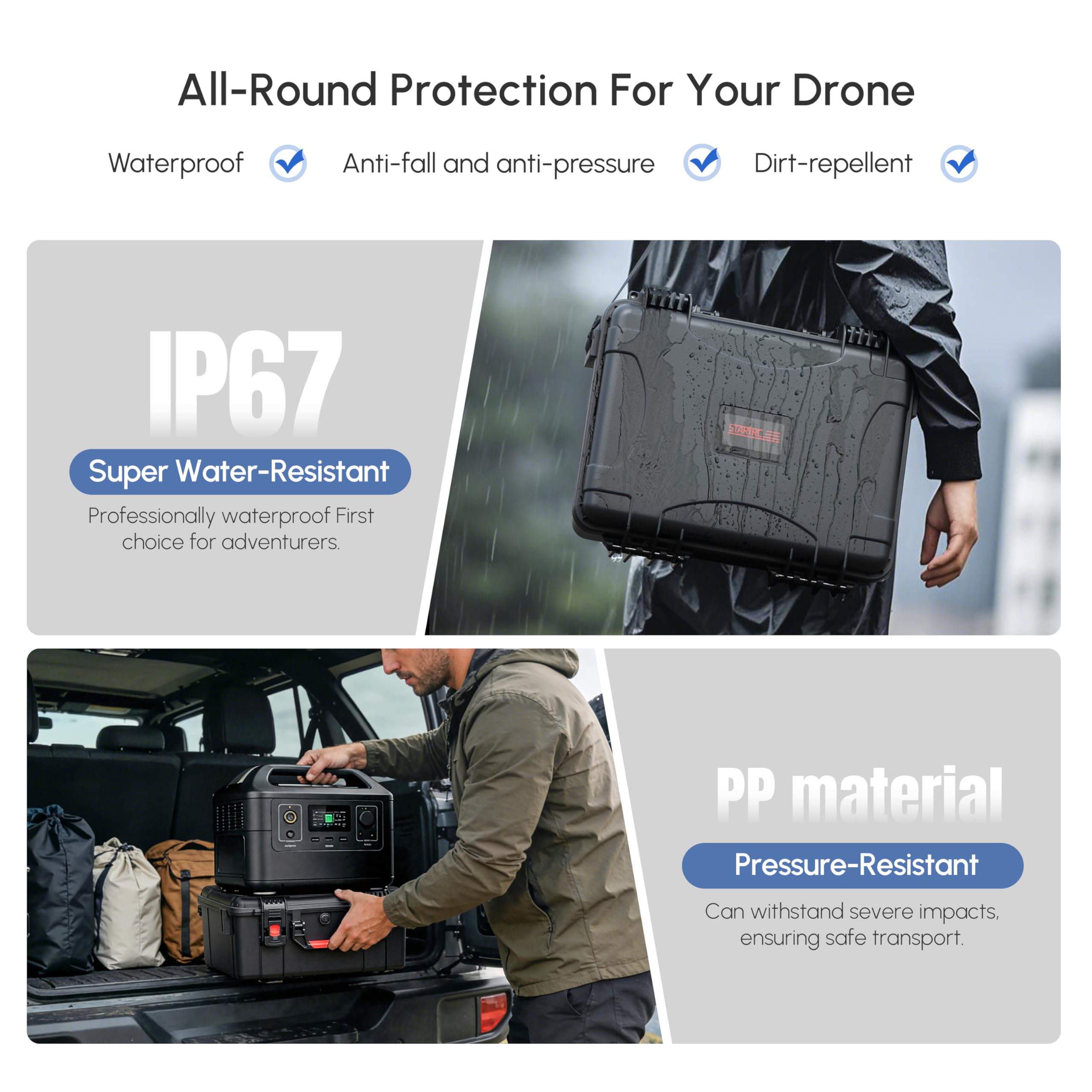 Estojo Rígido à Prova d'Água p - Drone Camera Case avaliação e preço