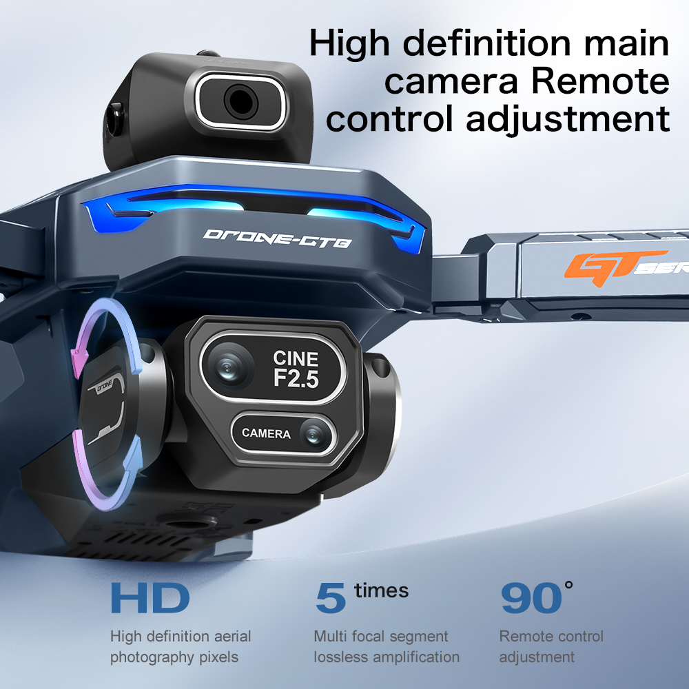 Drone RC GT8 Dobrável com GPS, - Drone Camera Professional avaliação e preço
