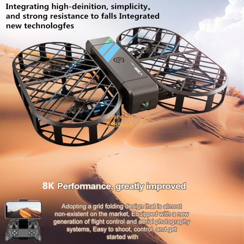 Câmera HD 8K 360 °   Proteção  - Drone Camera Case avaliação e preço