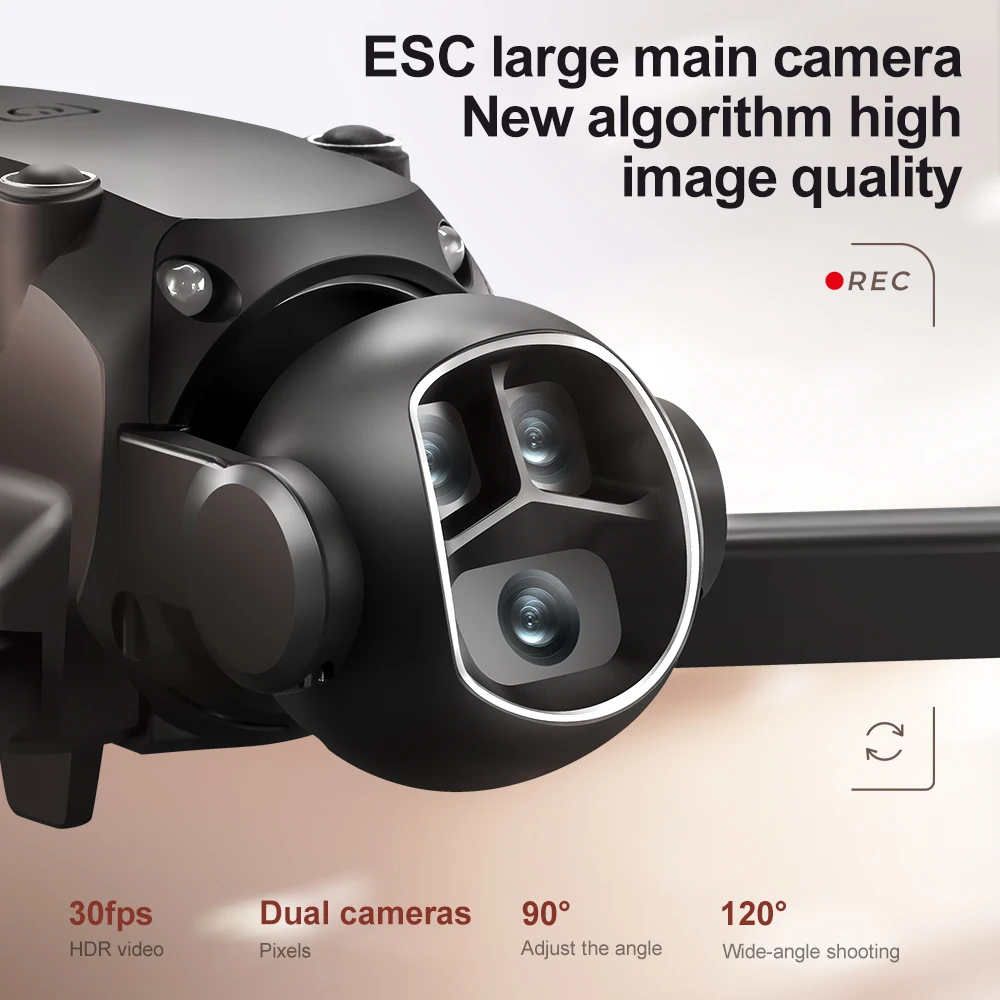 Drone GPS Lenovo com Três Câme - Drone Camera Hd avaliação e preço