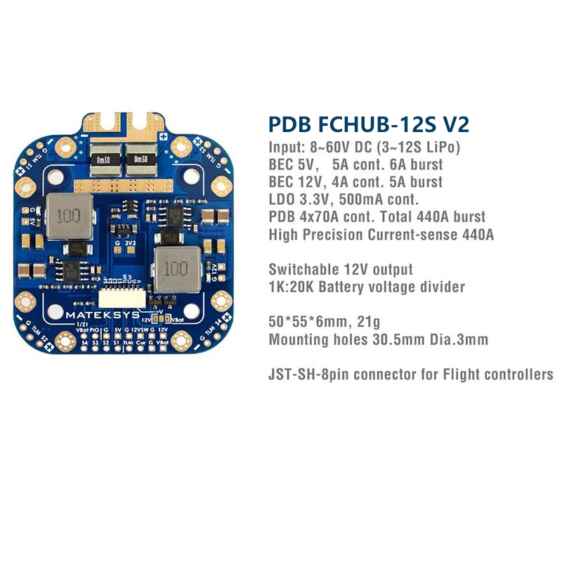 Placa Matek System XCLASS PDB  - Drone Camera Thermal avaliação e preço