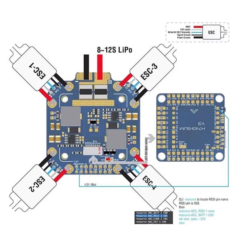 Placa Matek System XCLASS PDB  - Drone Camera Thermal avaliação e preço