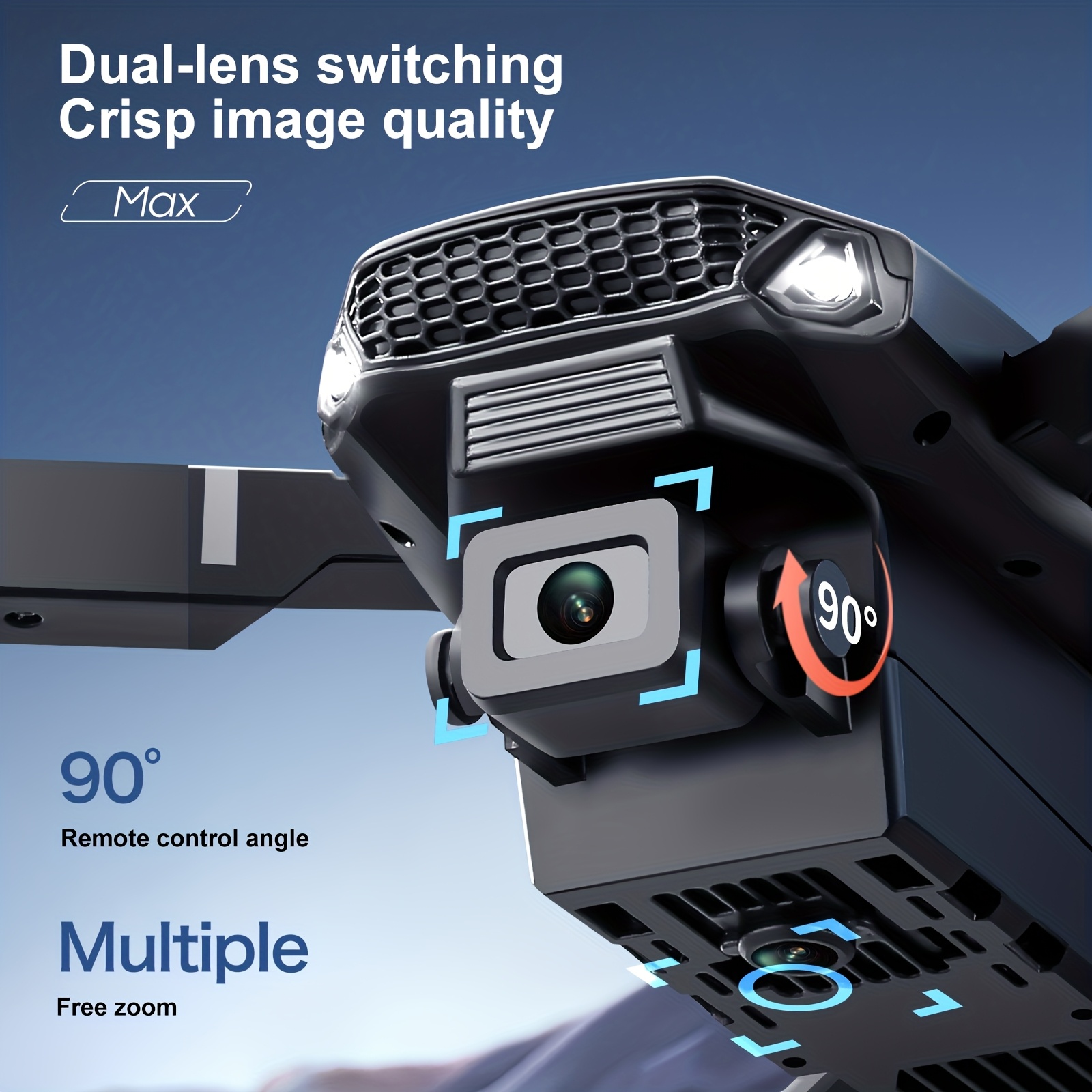 Drone Dobrável E88 PRO MAX Atu - Drone Camera Professional avaliação e preço