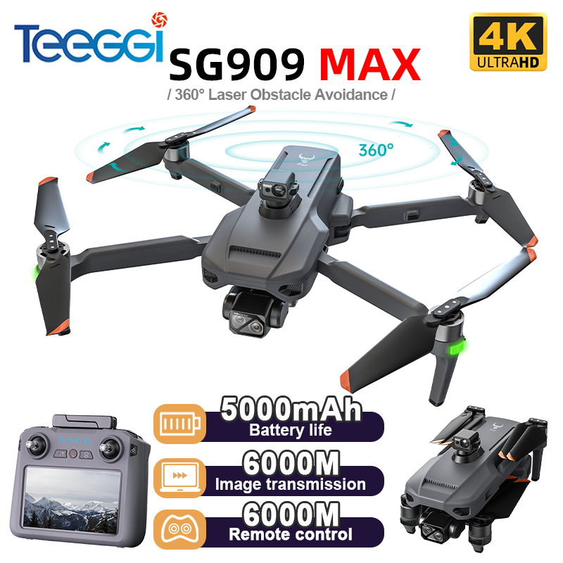 Drone Teeggi SG909 MAX GPS com - Drone Camera 4K avaliação e preço