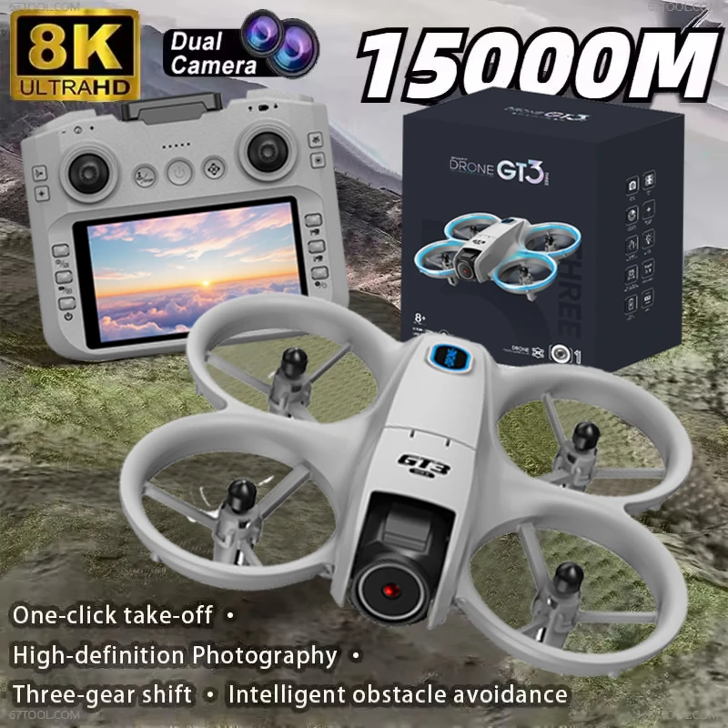 Drone GT3 Max com GPS e Fluxo  - Drone Camera Hd avaliação e preço