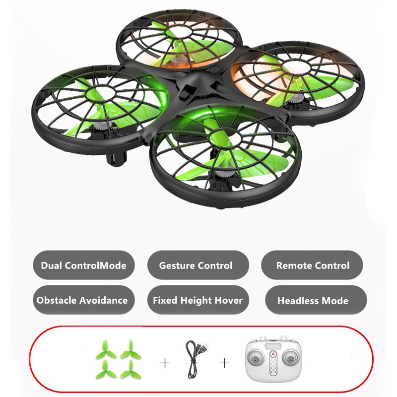Gesto de indução para evitar o - Eachine Drone E010 avaliação e preço